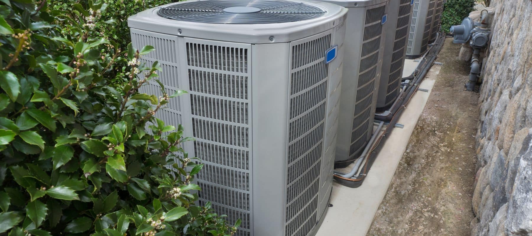 close up of air conditioning units in san antonio, tx